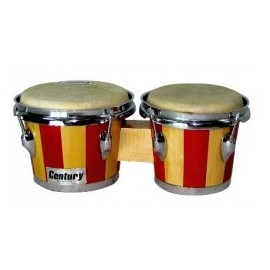 Bongo Century 7” 8” Rayas Natural-Rojo...