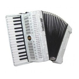 Acordeon de teclas Farinelli blanco (1306-IW)