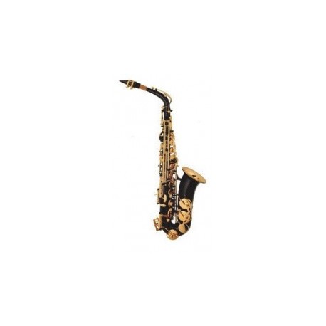 Saxofon Alto Silvertone Mib Negro con...